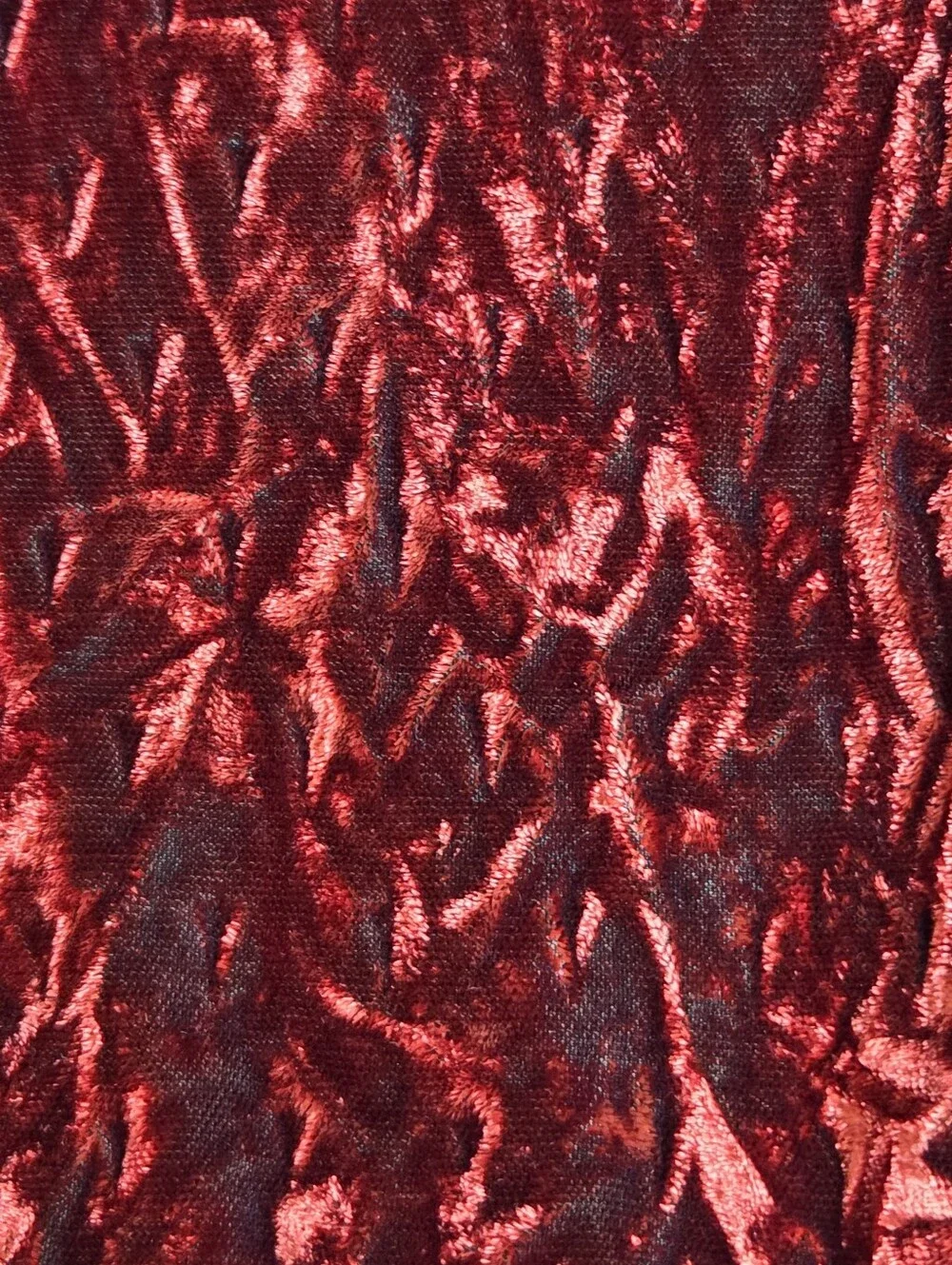 Vintage Gordana Devoré Burnout Silk Velvet Scarf Harrods London Made in England